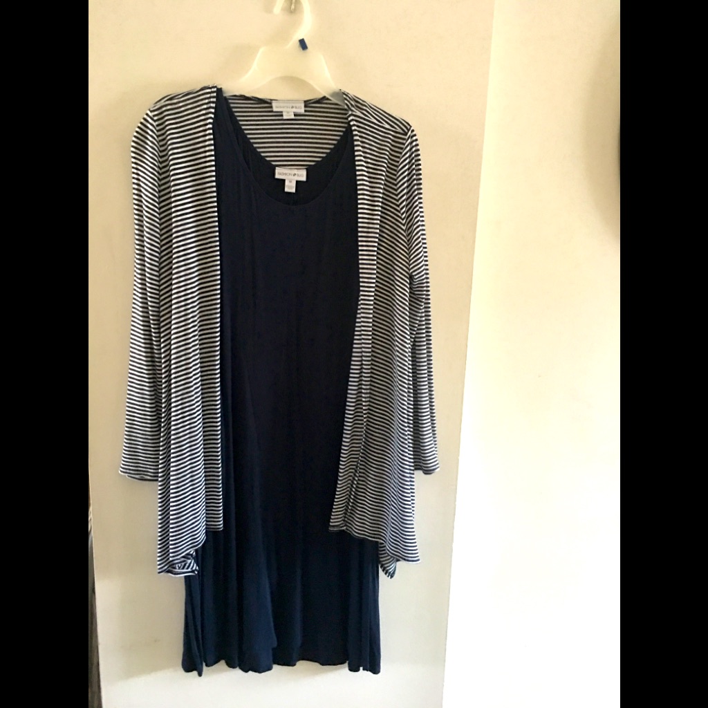 Fashion Bug Dress With Coverup Size M